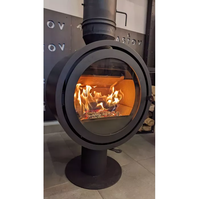 ASTOV D 600, стальная печь-камин, 5 кВт
