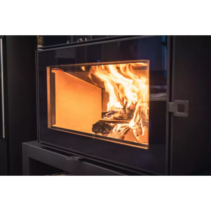 ASTOV КУБ 800, стальная печь-камин, 10 кВт