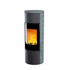 ASTOV R1.0 L K (Талькомагнезит), стальная печь-камин, 5 кВт