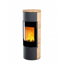 ASTOV R1.0 L K (Песчаник), стальная печь-камин, 5 кВт