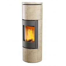 ASTOV R1.0 XL K MAX (Крема беж), стальная печь-камин, 5 кВт