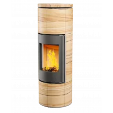 ASTOV R1.0 XL K MAX (Песчаник), стальная печь-камин, 5 кВт