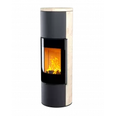ASTOV R1.0 XL K (Крема беж), стальная печь-камин, 5 кВт