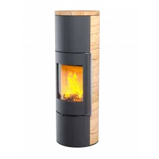 ASTOV R1.0 XL K (Крема беж), стальная печь-камин, 5 кВт